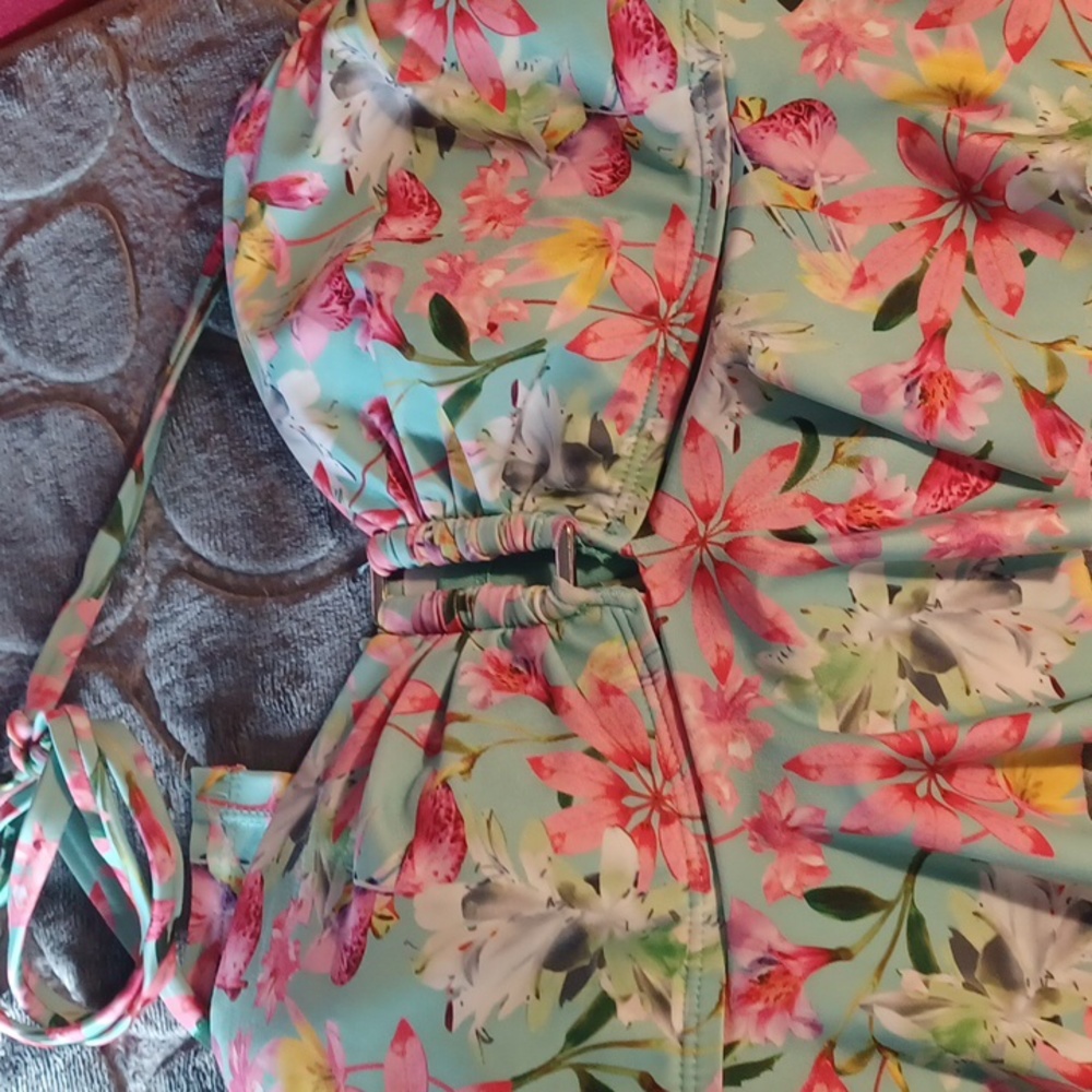 Catalina Collection Swimsuit Tankini Top sz S